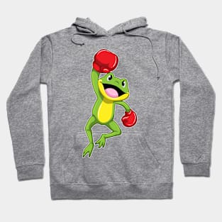 Frog at Boxing with Boxing gloves Hoodie